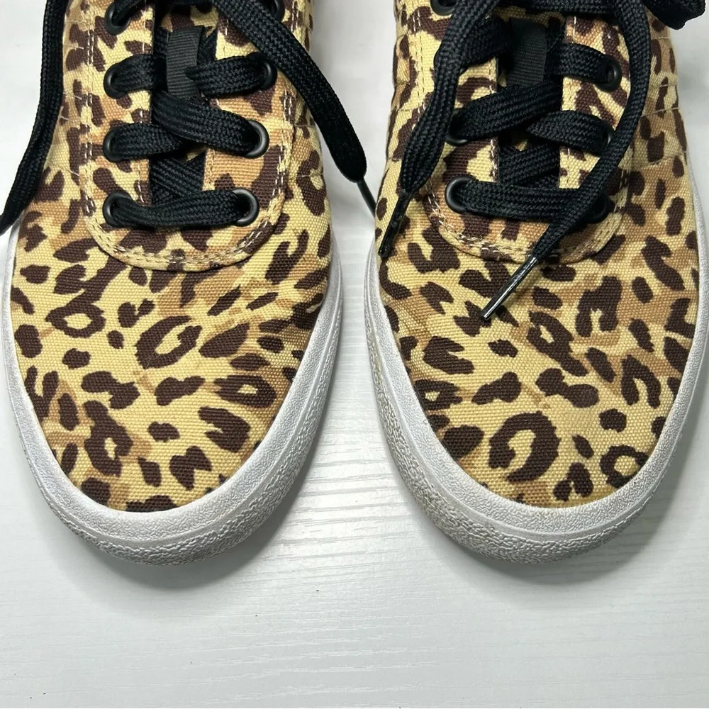 Adidas x FARM Rio Vulcraid3R Hazy Beige Leopard Print Skate Shoe Size 8